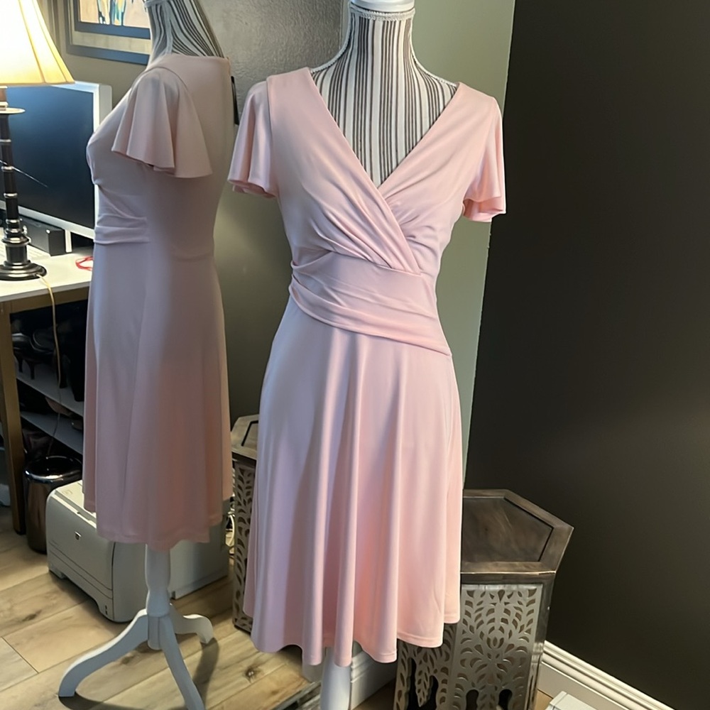 Ralph Lauren, light pink dress, size 0 - Picture 3 of 11